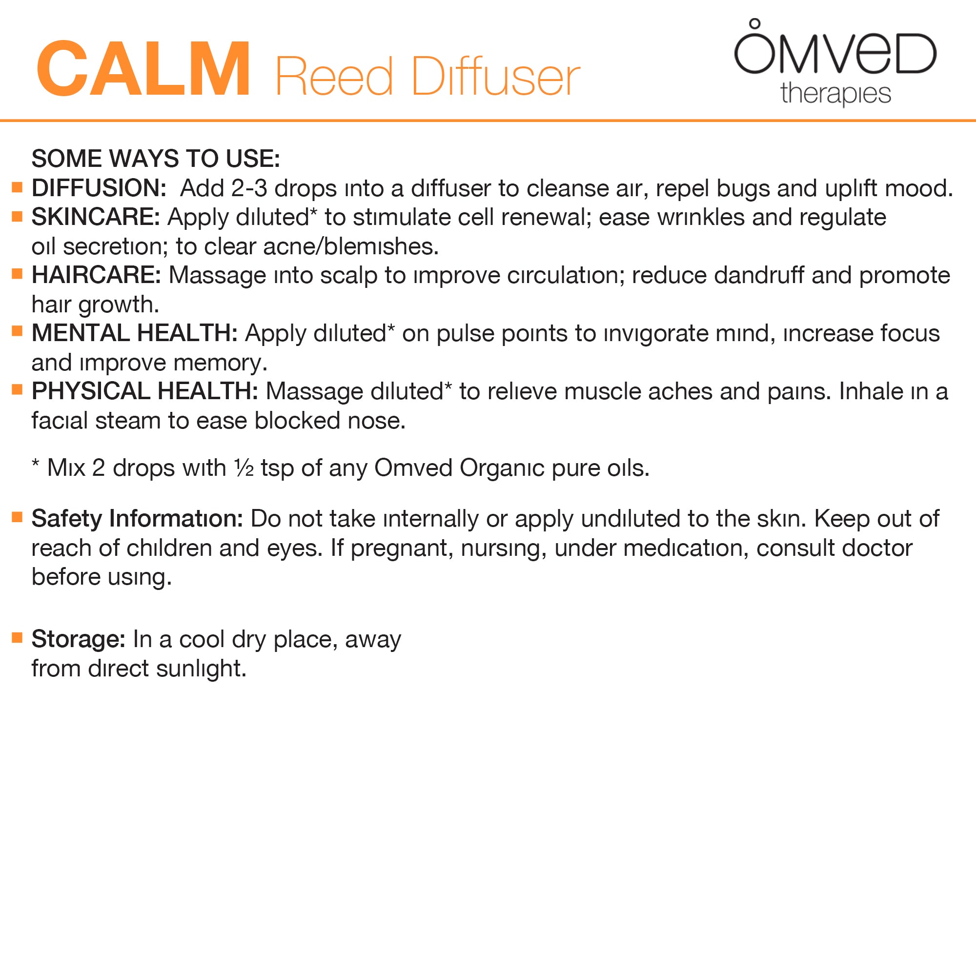 Calm Reed Diffuser
