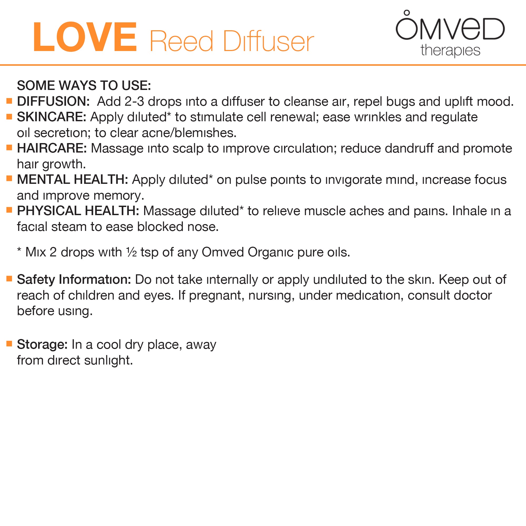 Love Reed Diffuser