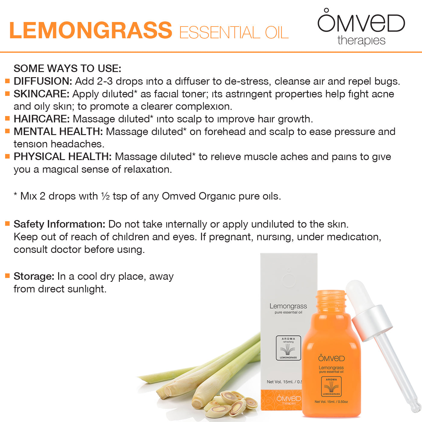 Lemongrass Pure Essential Oil