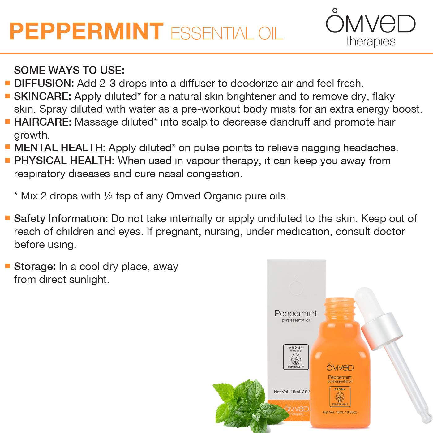 Peppermint Pure Essential Oil